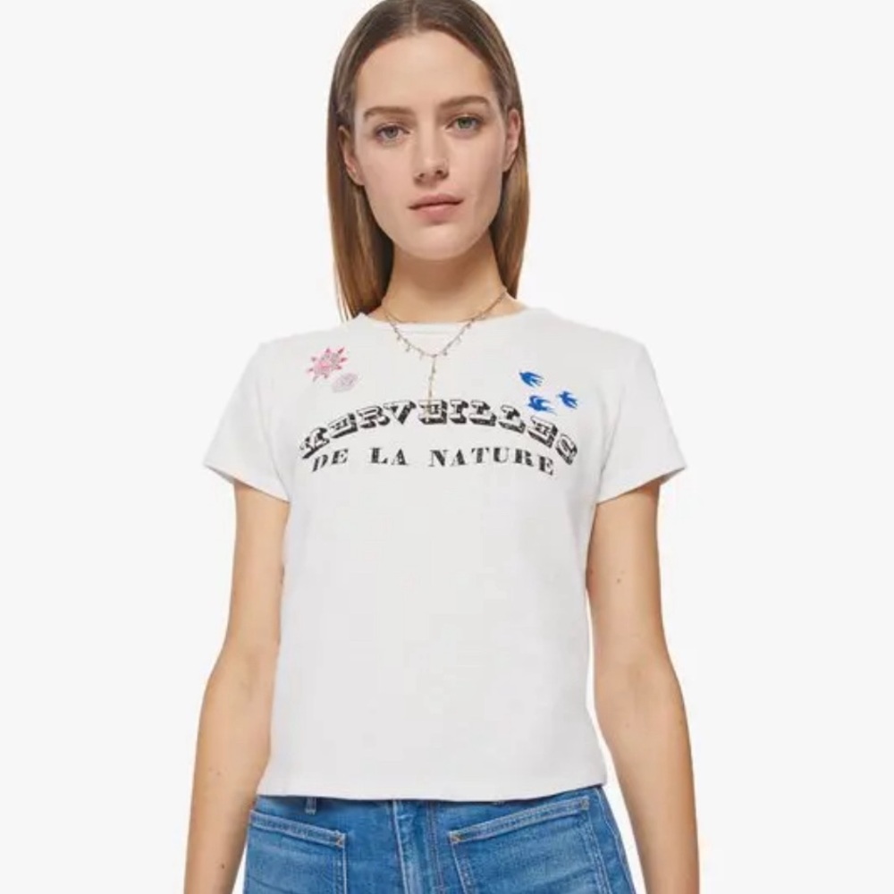 MOTHER SUPERIOR The Lil Sinful Merveilles De La Nature Cotton T-Shirt Tee